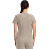 image:imageCherokee Infinity Womens Round Neck Scrub Top with 3 PocketsKhaki