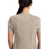 image:imageCherokee Infinity Womens Round Neck Scrub Top with 3 PocketsKhaki