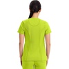 image:imageCherokee Infinity Womens Round Neck Scrub Top with 3 PocketsLime Time