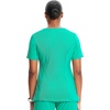image:imageCherokee Infinity Womens Round Neck Scrub Top with 3 PocketsPalm Leaf