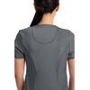 image:imageCherokee Infinity Womens Round Neck Scrub Top with 3 PocketsPewter