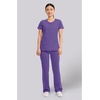 image:imageCherokee Infinity Womens Round Neck Scrub Top with 3 PocketsPretty N Purple