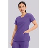 image:imageCherokee Infinity Womens Round Neck Scrub Top with 3 PocketsPretty N Purple