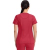 image:imageCherokee Infinity Womens Round Neck Scrub Top with 3 PocketsRed