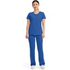 image:imageCherokee Infinity Womens Round Neck Scrub Top with 3 PocketsRoyal
