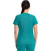 image:imageCherokee Infinity Womens Round Neck Scrub Top with 3 PocketsTeal Blue