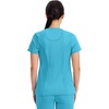 image:imageCherokee Infinity Womens Round Neck Scrub Top with 3 PocketsTurquoise