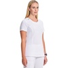image:imageCherokee Infinity Womens Round Neck Scrub Top with 3 PocketsWhite