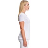 image:imageCherokee Infinity Womens Round Neck Scrub Top with 3 PocketsWhite