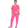 image:imageCherokee Infinity Womens Scrub Jogger Pants Mid Rise with 5 PocketsCarmine Pink