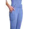 image:imageCherokee Infinity Womens Scrub Jogger Pants Mid Rise with 5 PocketsCiel Blue
