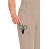image:imageCherokee Infinity Womens Scrub Jogger Pants Mid Rise with 5 PocketsKhaki