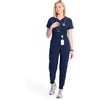 image:imageCherokee Infinity Womens Scrub Jogger Pants Mid Rise with 5 PocketsNavy