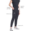image:imageCherokee Infinity Womens Scrub Jogger Pants Mid Rise with 5 PocketsPewter