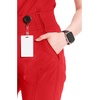 image:imageCherokee Infinity Womens Scrub Jogger Pants Mid Rise with 5 PocketsRed
