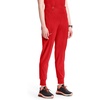 image:imageCherokee Infinity Womens Scrub Jogger Pants Mid Rise with 5 PocketsRed