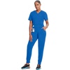 image:imageCherokee Infinity Womens Scrub Jogger Pants Mid Rise with 5 PocketsRoyal
