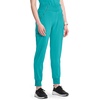 image:imageCherokee Infinity Womens Scrub Jogger Pants Mid Rise with 5 PocketsTeal Blue