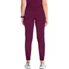 image:imageCherokee Infinity Womens Scrub Jogger Pants Mid Rise with 5 PocketsWine