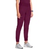 image:imageCherokee Infinity Womens Scrub Jogger Pants Mid Rise with 5 PocketsWine