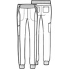 image:imageCherokee Infinity Womens Scrub Jogger Pants Mid Rise with 5 PocketsWine