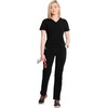 image:imageCherokee Infinity Womens Scrub Pant Mid Rise Tapered Leg Scrubs BottomsBlack
