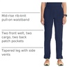 image:imageCherokee Infinity Womens Scrub Pant Mid Rise Tapered Leg Scrubs BottomsNavy