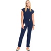 image:imageCherokee Infinity Womens Scrub Pant Mid Rise Tapered Leg Scrubs BottomsNavy