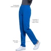 image:imageCherokee Infinity Womens Scrub Pant Mid Rise Tapered Leg Scrubs BottomsRoyal