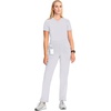 image:imageCherokee Infinity Womens Scrub Pant Mid Rise Tapered Leg Scrubs BottomsWhite