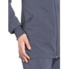 image:imageCherokee Infinity Zip Front Womens Scrub Jacket 4Way Stretch with Superior Performance and Comfort for Nurse CK370APewter