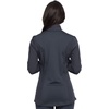 image:imageCherokee Statement Warm Up Womens Scrubs Jacket Zip FrontPewter