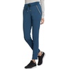 image:imageCherokee Statement Women Scrubs Pant Mid Rise Tapered Leg Drawstring CK055Caribbean Blue