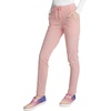image:imageCherokee Statement Women Scrubs Pant Mid Rise Tapered Leg Drawstring CK055Rose Petal