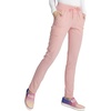 image:imageCherokee Statement Women Scrubs Pant Mid Rise Tapered Leg Drawstring CK055Rose Petal
