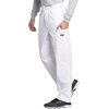 image:imageCherokee WW Originals Scrub for Men Fly Front Cargo Pant with 7 PocketsWhite