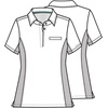 image:imageCherokee WW Revolution Polo Scrub Top For Women Classic Fit Chest PocketNavy