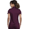 image:imageCherokee WW Revolution Polo Scrub Top For Women Classic Fit Chest PocketWine