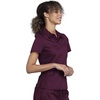 image:imageCherokee WW Revolution Polo Scrub Top For Women Classic Fit Chest PocketWine