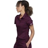image:imageCherokee WW Revolution Polo Scrub Top For Women Classic Fit Chest PocketWine