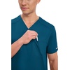 image:imageCherokee WW Revolution Scrubs For Men VNeck Mesh Yoke 2 PocketsCaribbean Blue