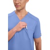 image:imageCherokee WW Revolution Scrubs For Men VNeck Mesh Yoke 2 PocketsCiel