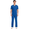 image:imageCherokee WW Revolution Scrubs For Men VNeck Mesh Yoke 2 PocketsRoyal