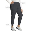 image:imageCherokee WW Revolution Womens Scrub Jogger Pants Mid Rise 5 PocketsPewter