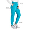 image:imageCherokee WW Revolution Womens Scrub Jogger Pants Mid Rise 5 PocketsTeal Blue