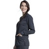 image:imageCherokee Women Scrubs Top Workwear Revolution Tech Long Sleeve VNeck WW855ABPewter