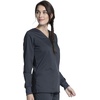 image:imageCherokee Women Scrubs Top Workwear Revolution Tech Long Sleeve VNeck WW855ABPewter