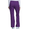 image:imageCherokee Workwear Core Stretch Scrub Pants for Women Flare LegEggplant