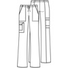 image:imageCherokee Workwear Core Stretch Scrub Pants for Women Flare LegHunter