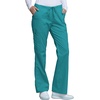 image:imageCherokee Workwear Core Stretch Scrub Pants for Women Flare LegTeal Blue